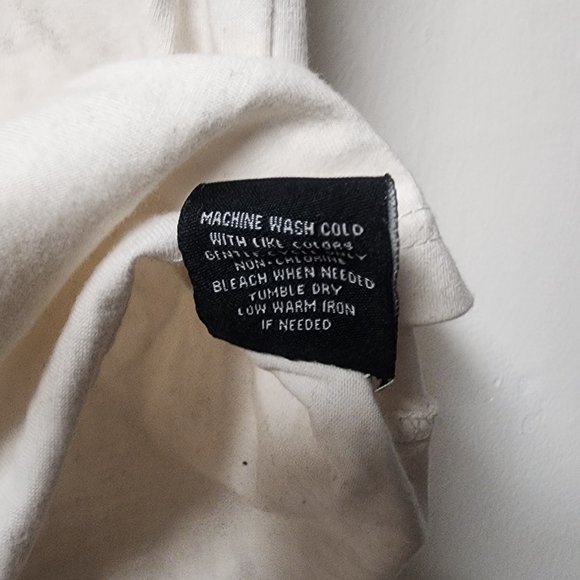 8ighth Dstrkt men's beige tshirt floral removeable sleeves Large G8EZWY - Picture 10 of 11